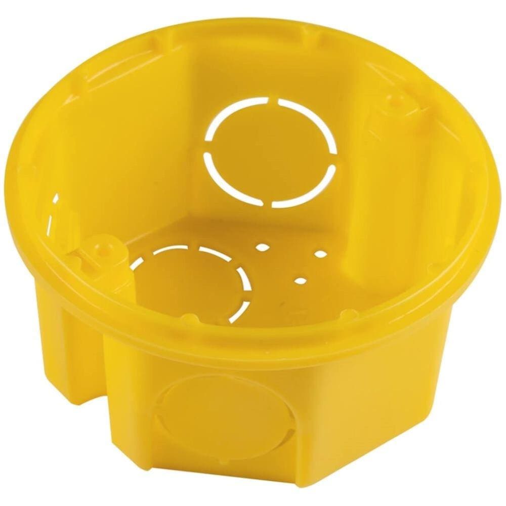 Caixa Embutir 3X3 Oct Amarelo Empilhavel Tramontina