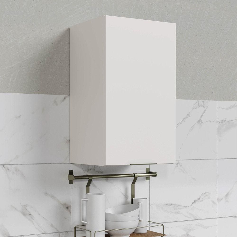 Armário Aéreo 1 Porta Ipanema CabeCasa MadeiraMadeira Branco