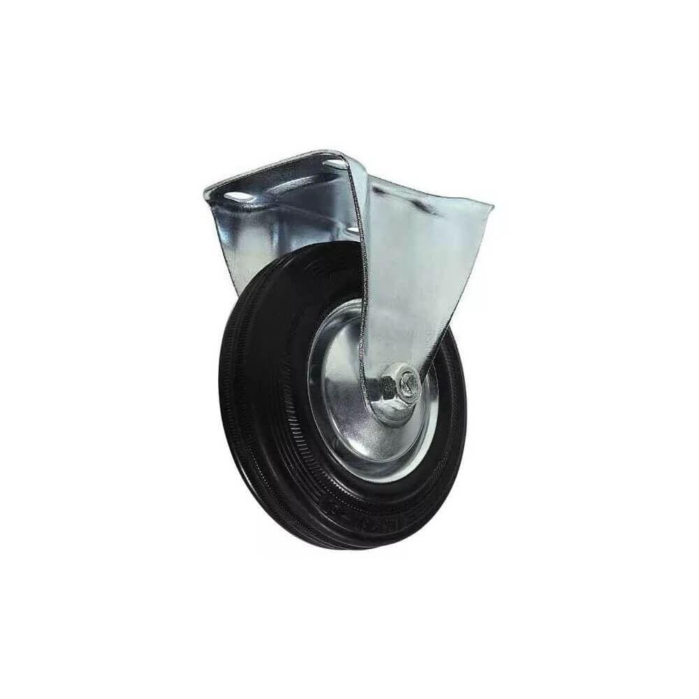 Rodízio Fixo De Borracha 75mm - 3 Polegadas - JST