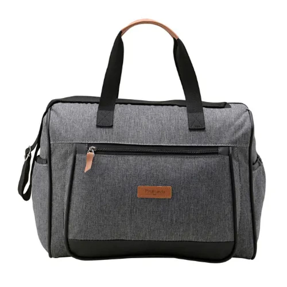 Bolsa Grande Maternidade Pirulitando Baby Aconchego Cinza