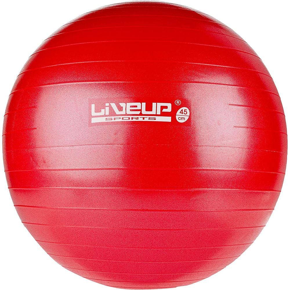 Bola Suiça para Pilates 45cm Liveup Vermelho