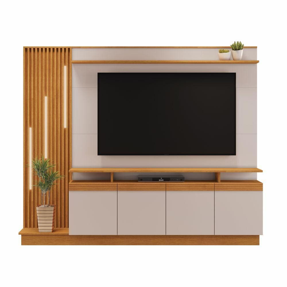 Home Absoluto para TV até 65 Polegadas JCM Movelaria Cinamono Off White