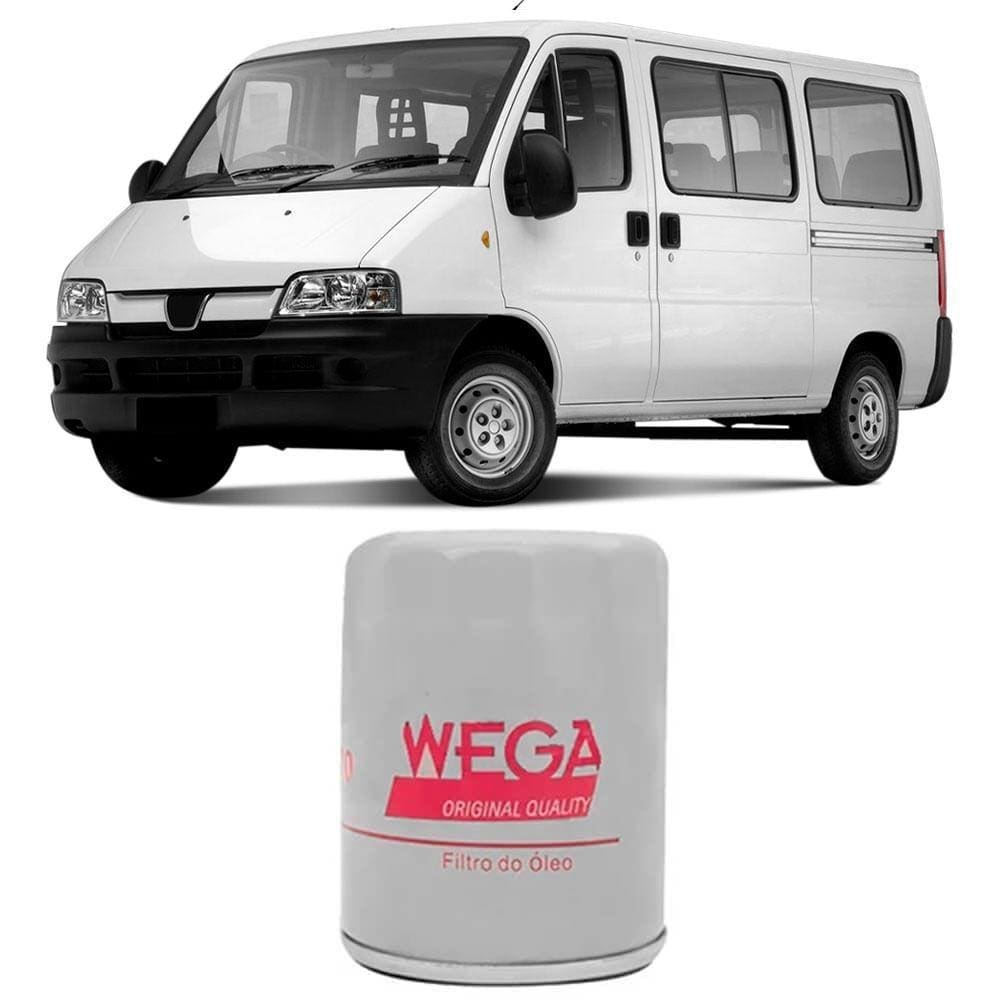 Filtro Óleo Peugeot Boxer 2.3 2010 A 2017 Wega