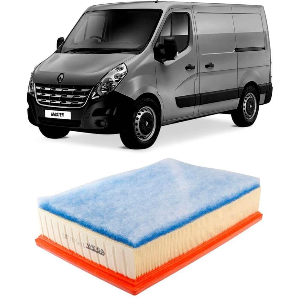Filtro Ar Renault Master 2.3 2013 A 2018 Wega