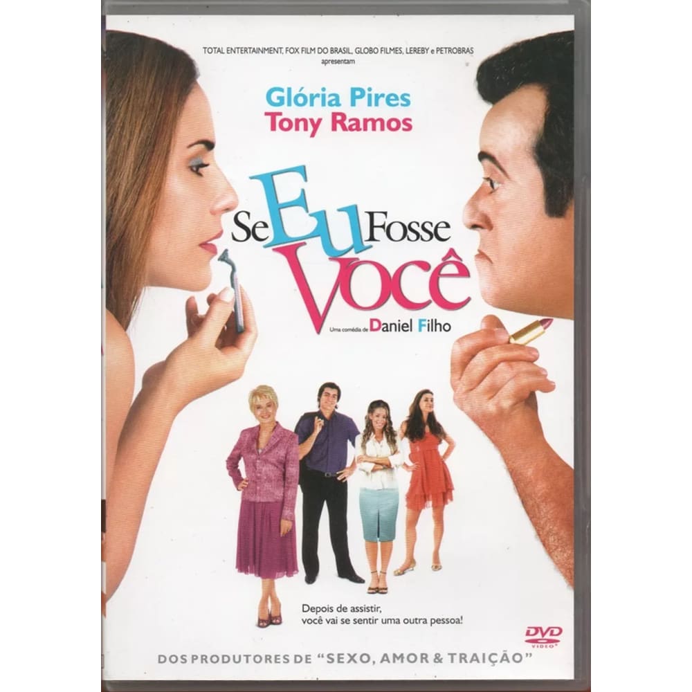 Dvd Se Eu Fosse Você - Tony Ramos E Glória Pires