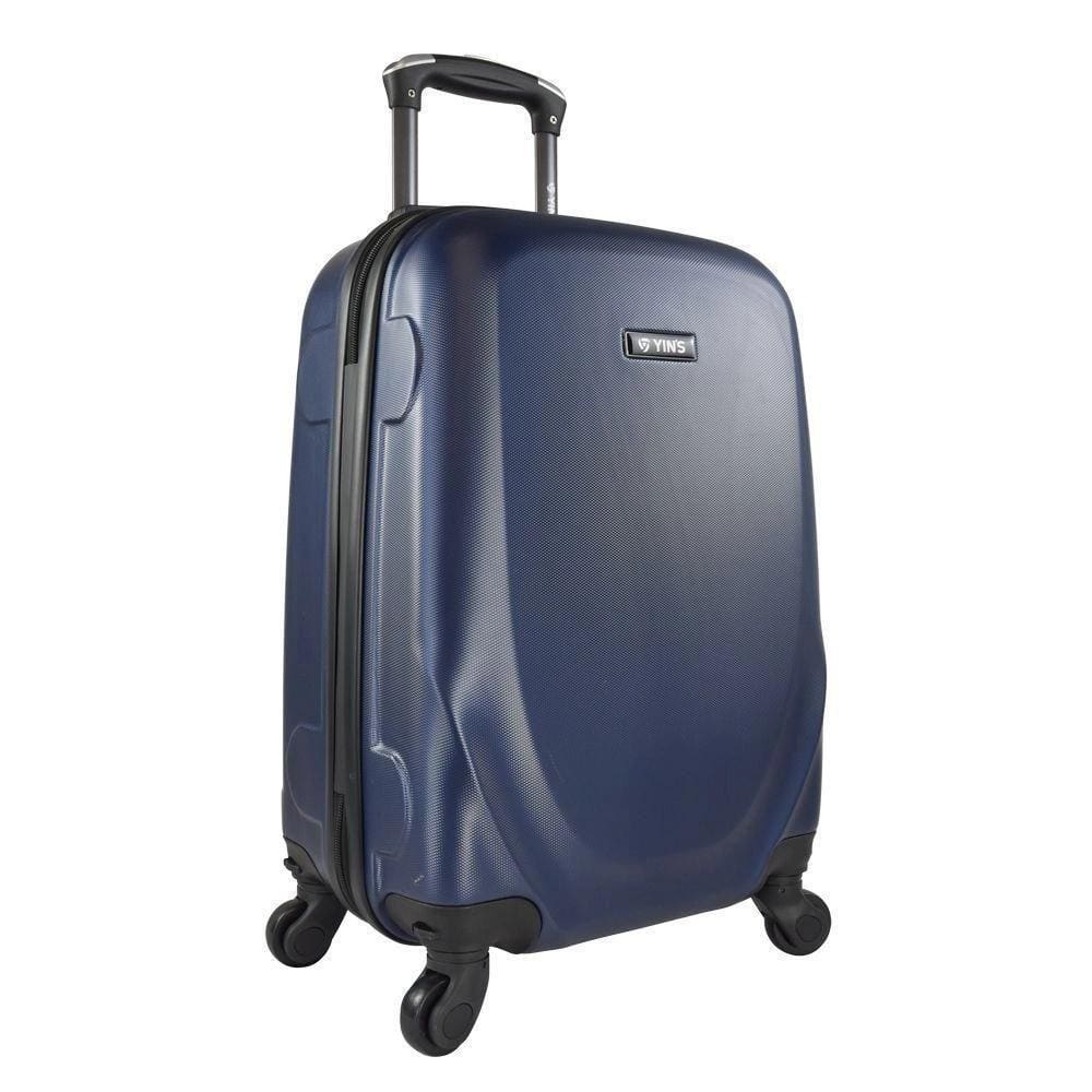 Mala De Bordo Pequena Para Viagem Em Abs Yins Azul Marinho