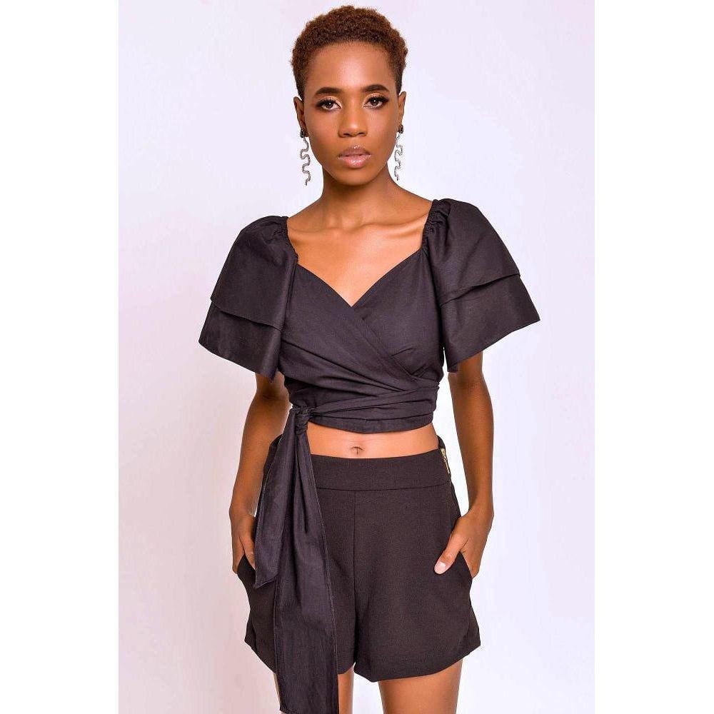 Cropped De Tricoline Camila