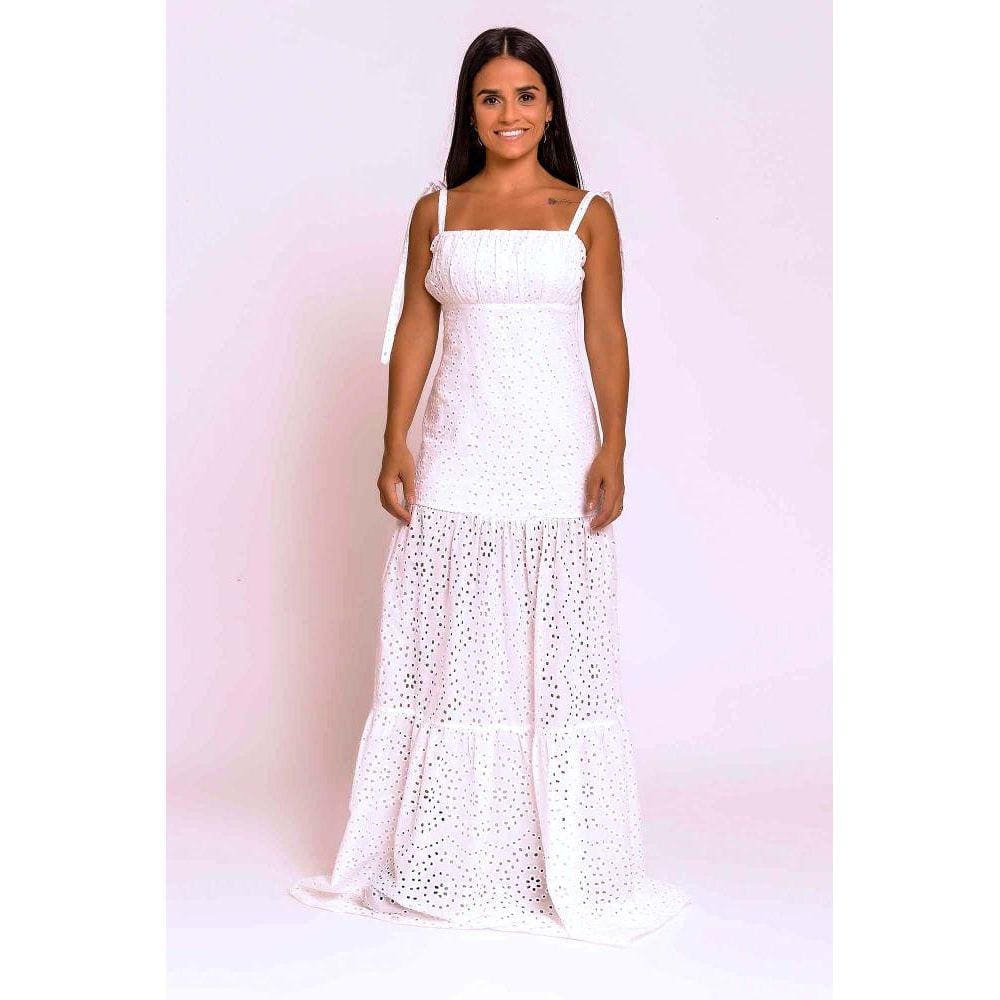 Vestido Longo Em Laise
