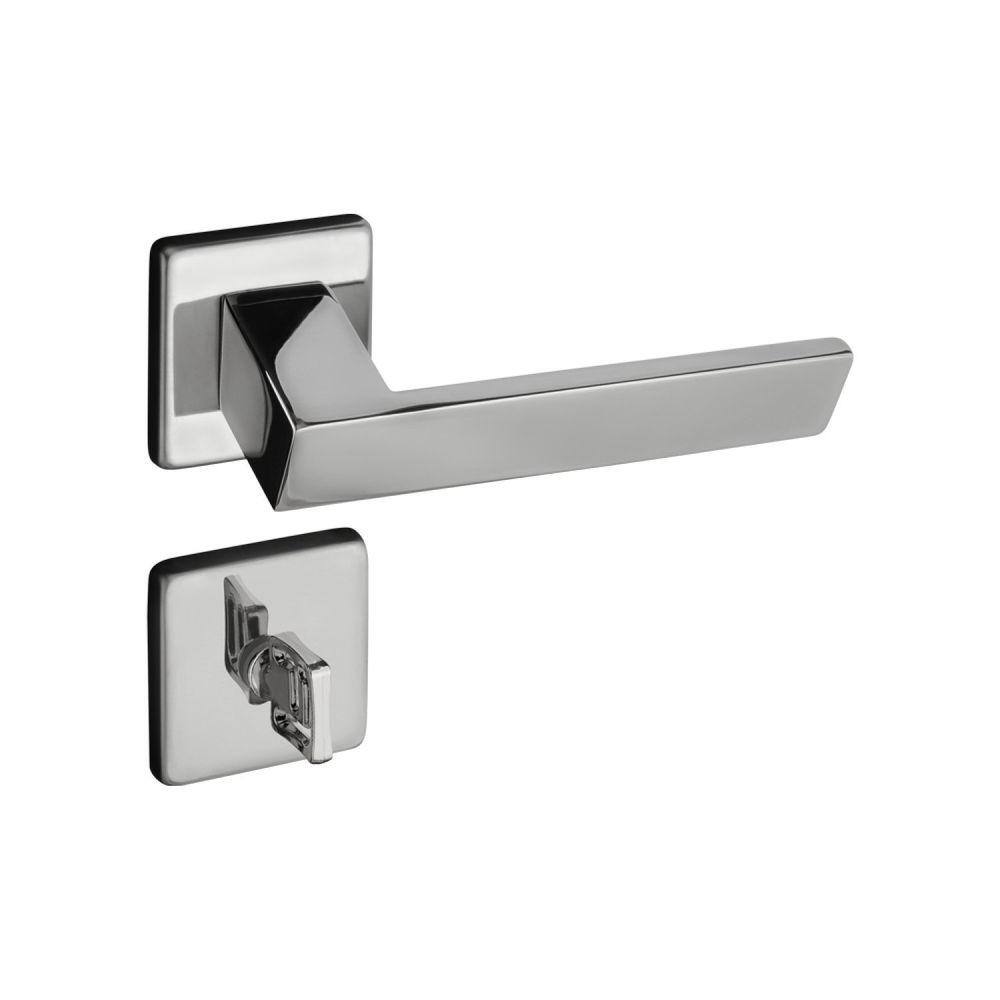 Fechadura para Banheiro Roseta Quadrada 595-55 Beethoven Pado