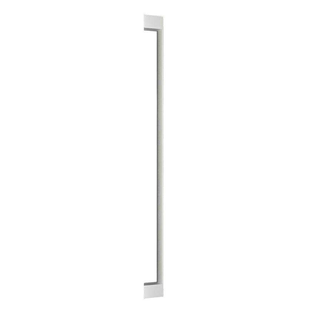Puxador em Inox 600mm SM Beethoven Pado Branco Texturizado