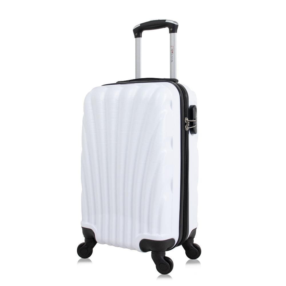 Mala de viagem pequena branca Dizy Swiss Move