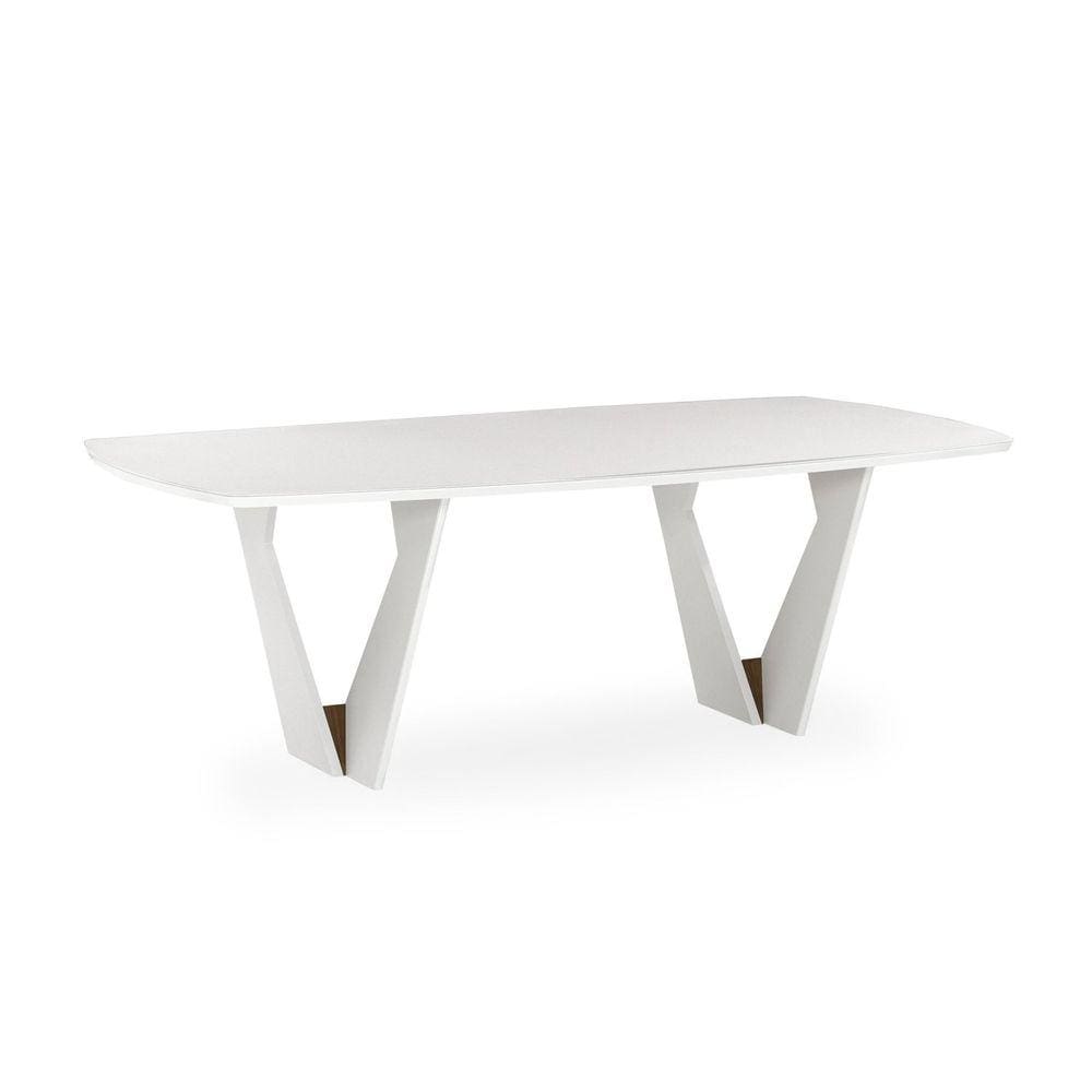 Mesa de Jantar Lavanda 190x110cm Herval Off White