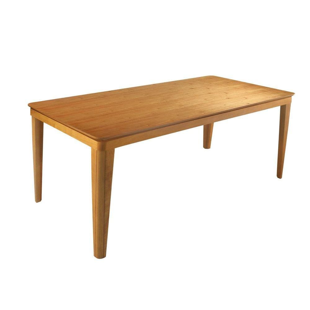 Mesa de Jantar 160cmx90cm Rubi Slim Tradição Móveis Marromlíssimo