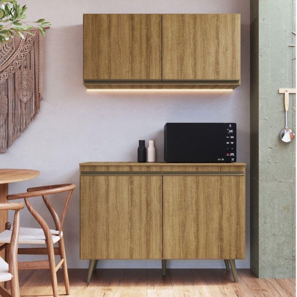 Cozinha Compacta 2 Peças 4 Portas One Gralar Teka