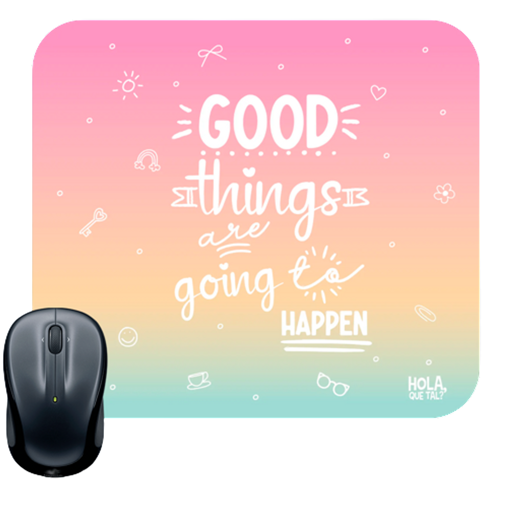 Mouse Pad decorado Marca Me Encanta Hola Sunset