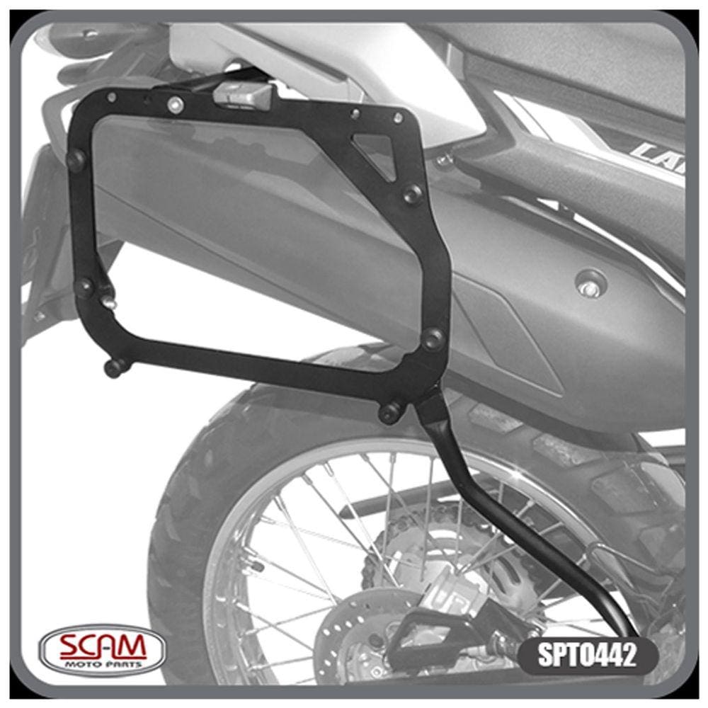 Imagem Suporte de Baú Lateral XTZ Lander 250 2019+ Scam