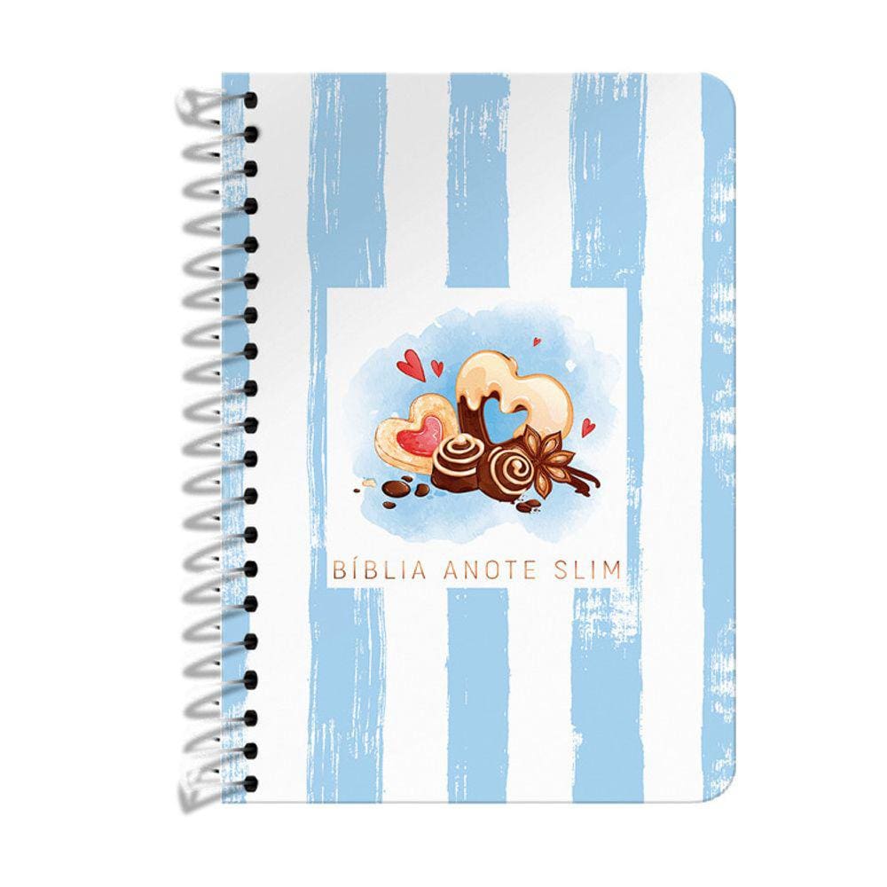 Bíblia Anote Slim - Chocolate