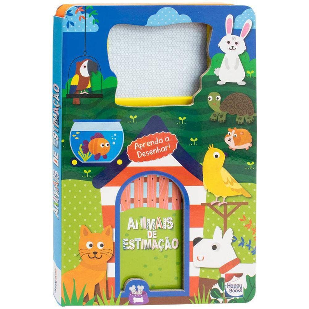 Livro-Lousa Mágica - Animais De Estimação