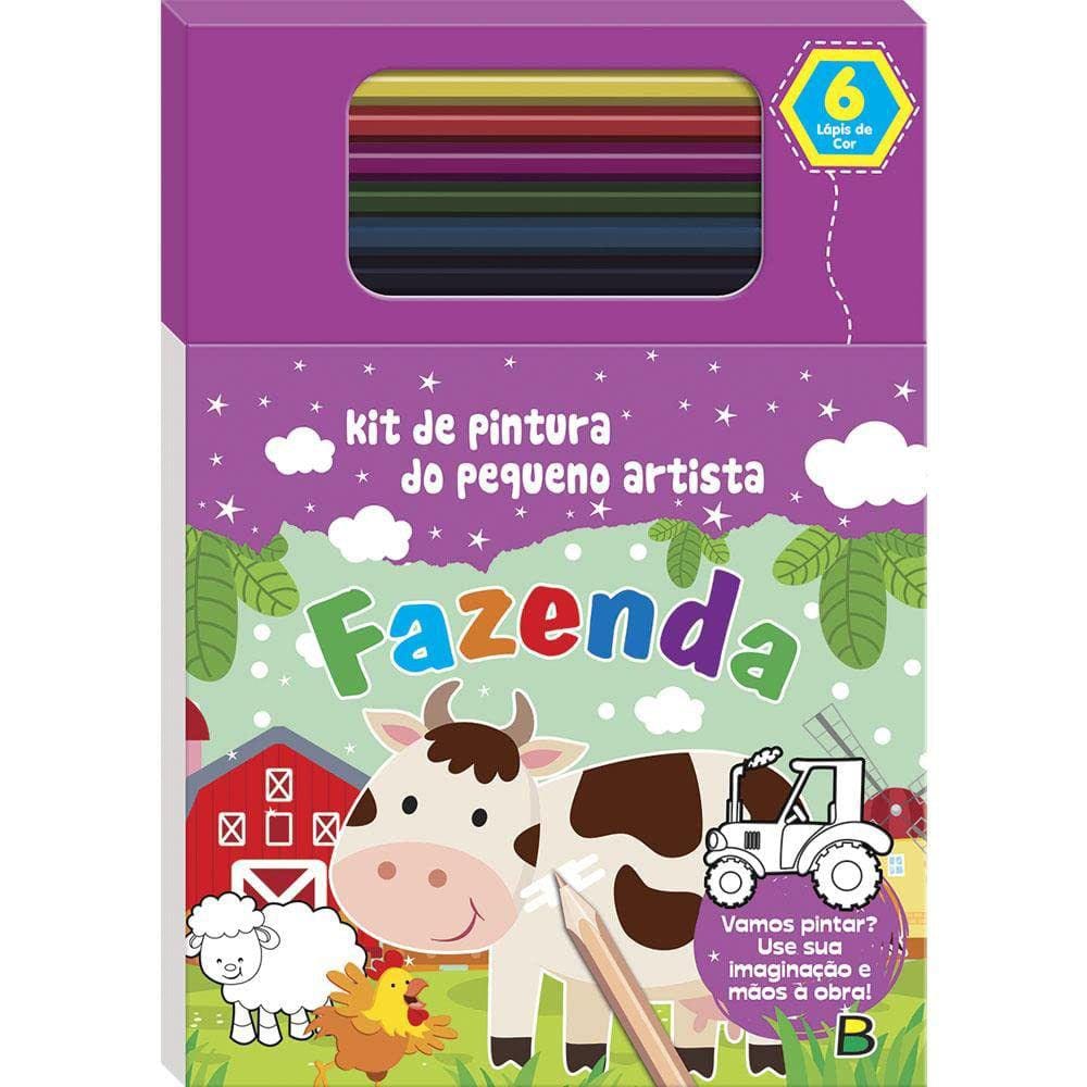 Kit De Pintura Do Pequeno Artista - Fazenda