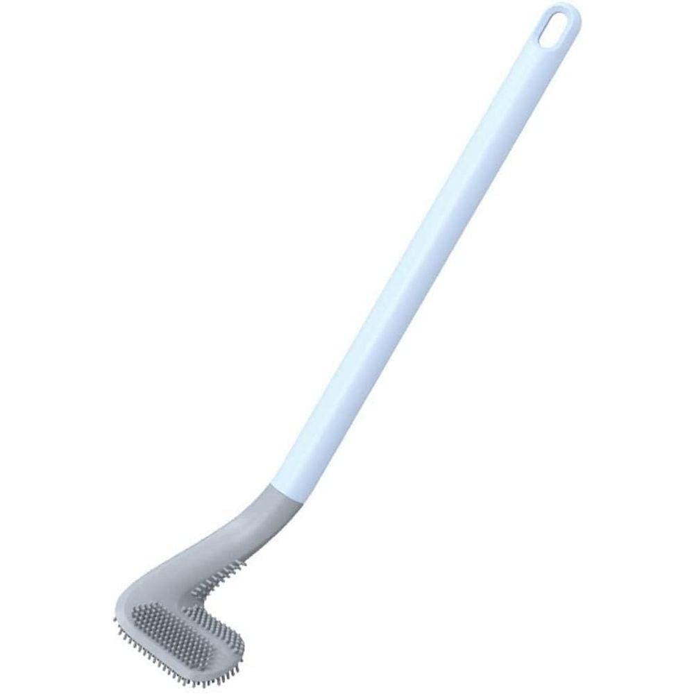 Escova Sanitária Silicone De Limpar Vaso Sanitário AZUL