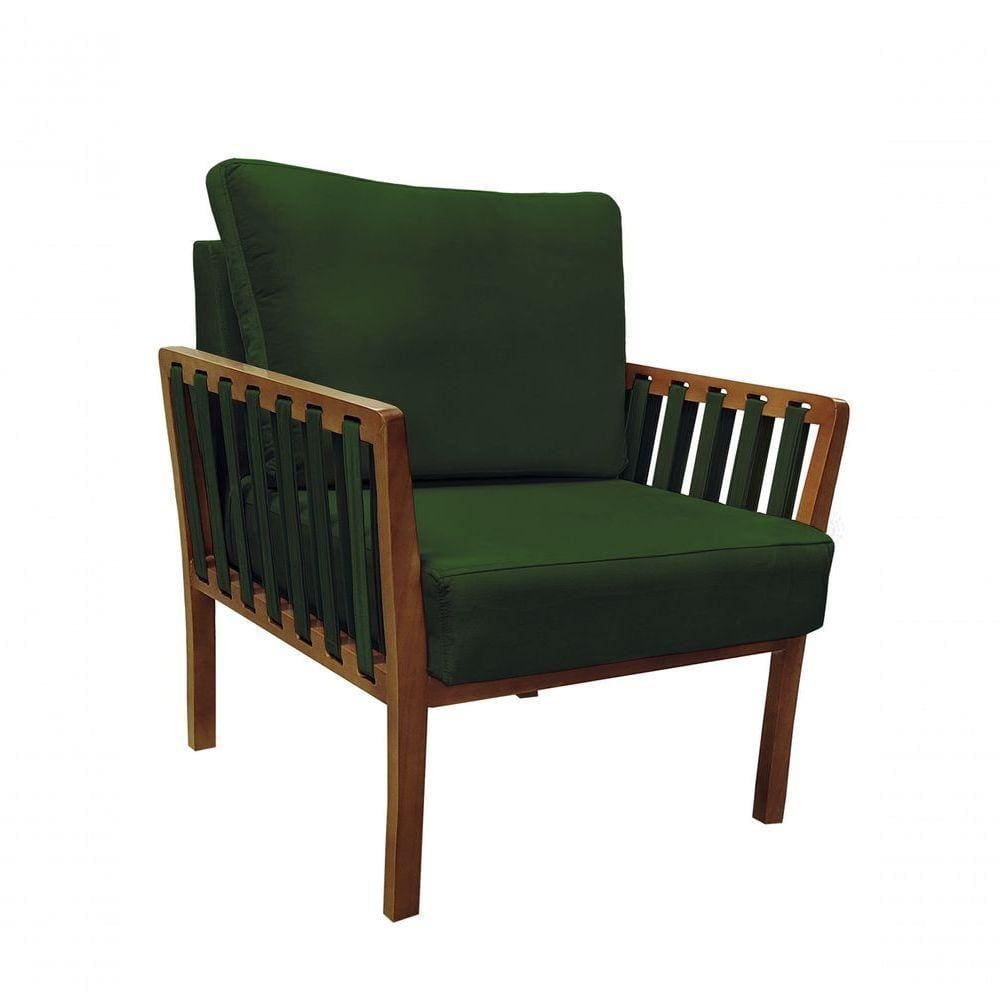 Poltrona Luxo Califórnia 0130 Verde Musgo