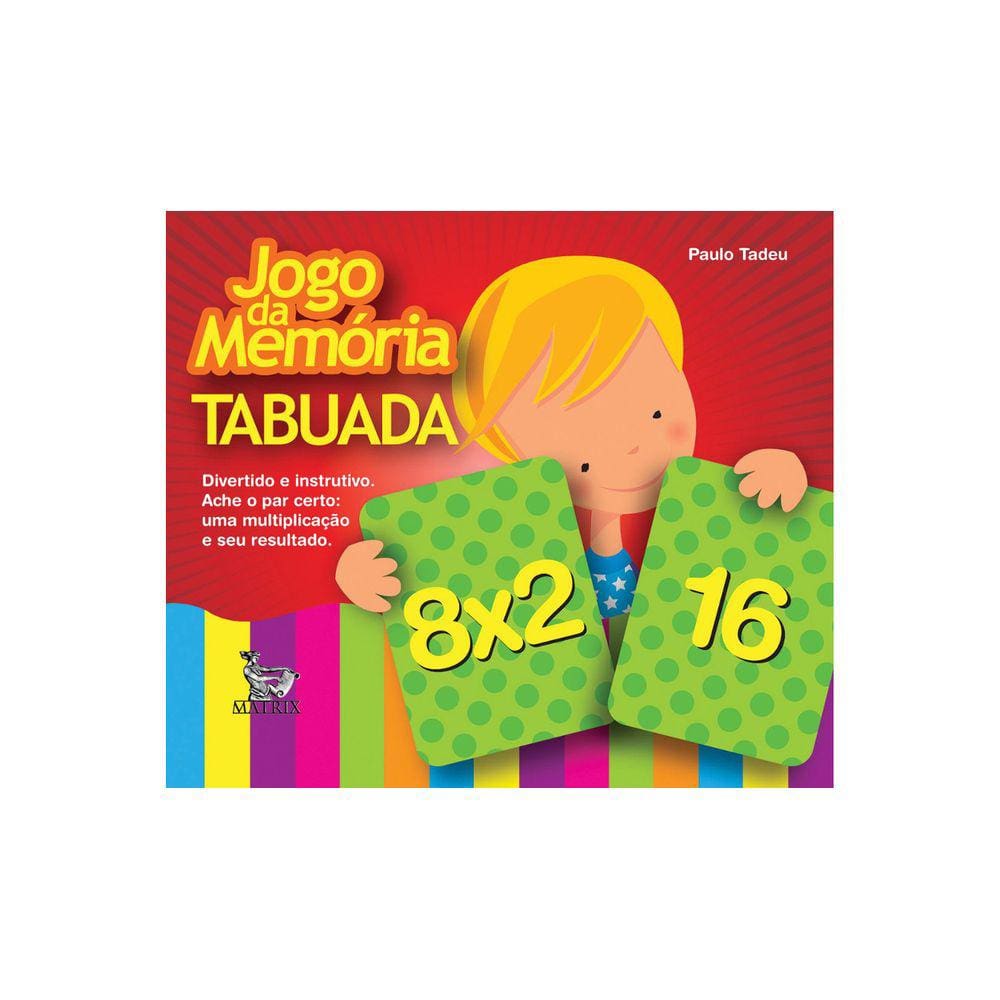Livro Caixinha - Jogo Da Memoria Tabuada