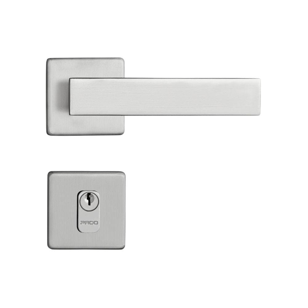 Fechadura Externa Roseta Quadrada 583-55 Banheiro Retro Pado