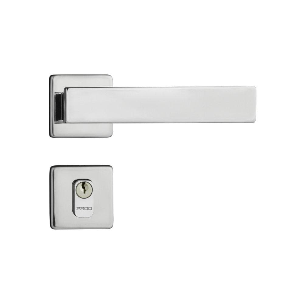 Fechadura para Banheiro Roseta Quadrada 583-55 Banheiro Retro Pado