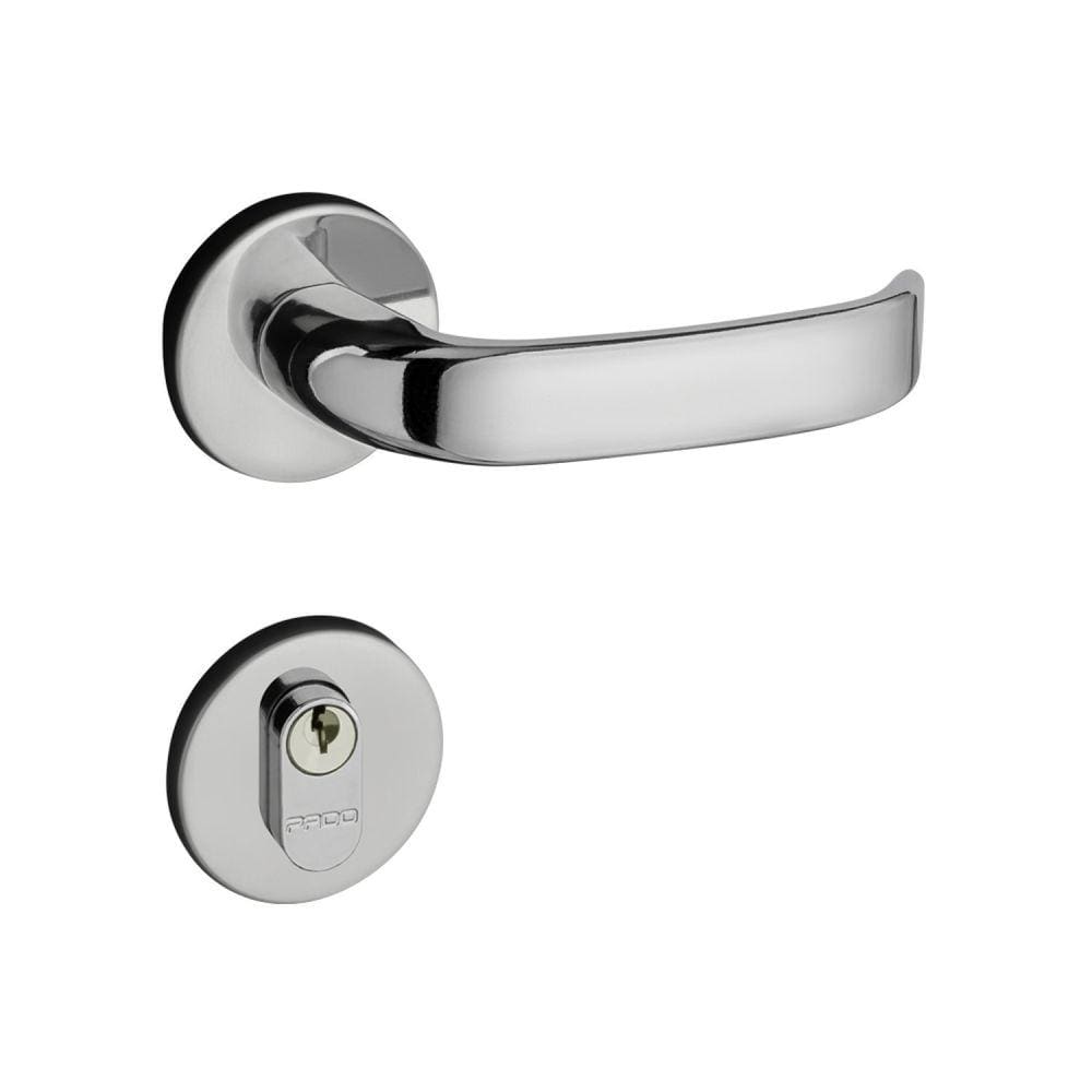 Fechadura Concept Roseta 413 Externa Cromado 55mm Pado