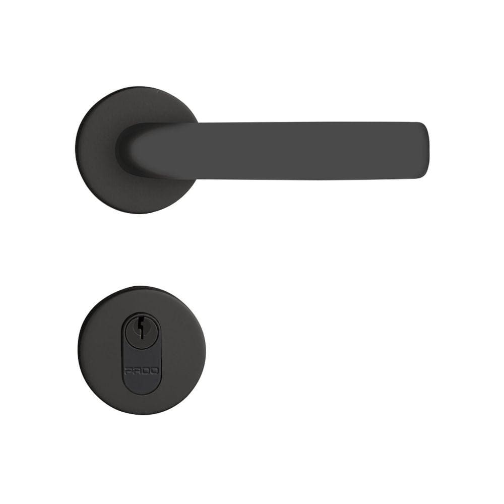 Fechadura Roseta 413 Externa Preta 55mm Concept Pado