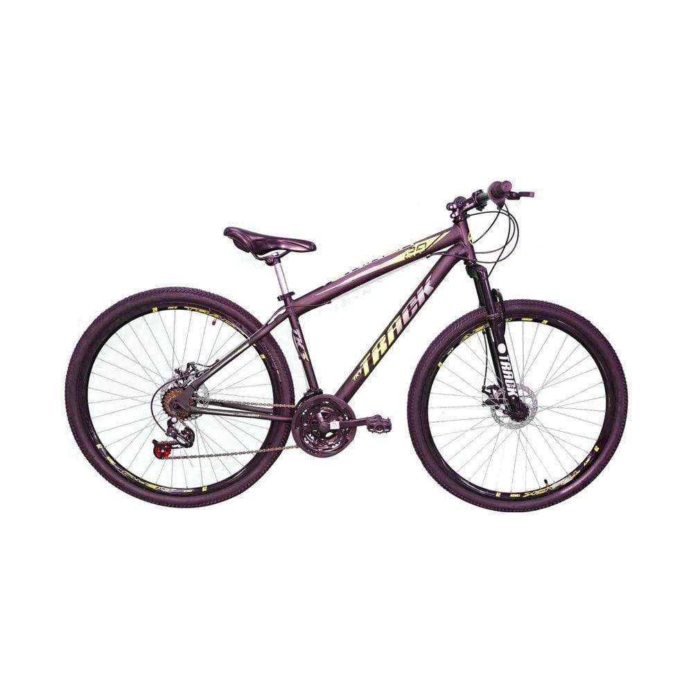 Bicicleta Niner 29 Mountain Bike Aro 29 Freio à Disco 21 Velocidades TK3 Track Bikes Preto Fosco/Amarelo