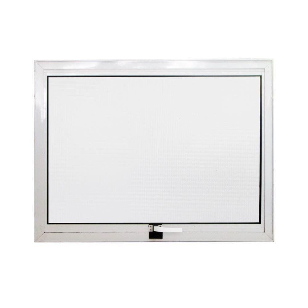 Janela de Alumínio Maxim Ar 80x80cm Magnum Atlântica Branco