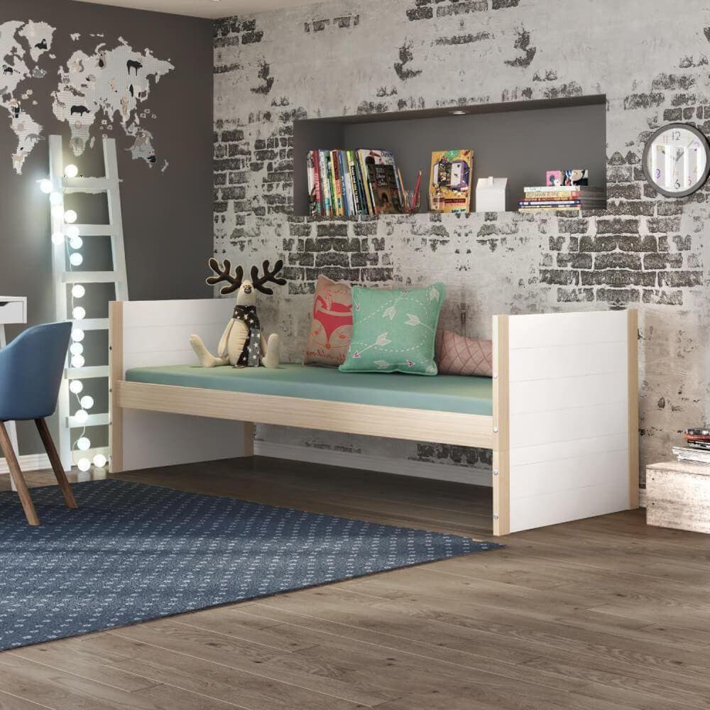 Cama Solteiro Garden com Elevação Casatema Marroml