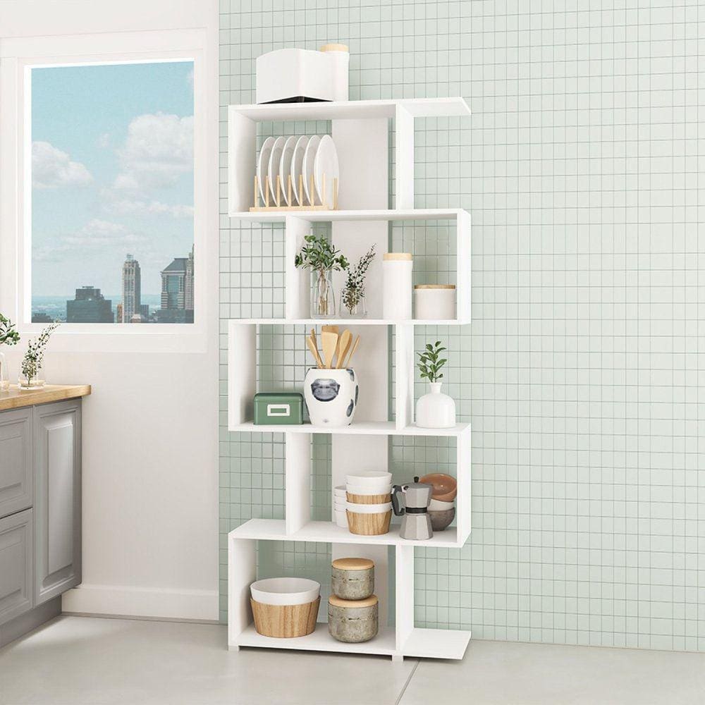 Paneleiro 5 Nichos MDP BRV Moveis Branco