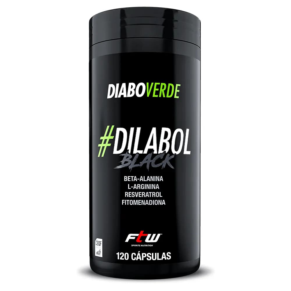 Dilabol Black Diabo Verde 120 Cáps Ftw