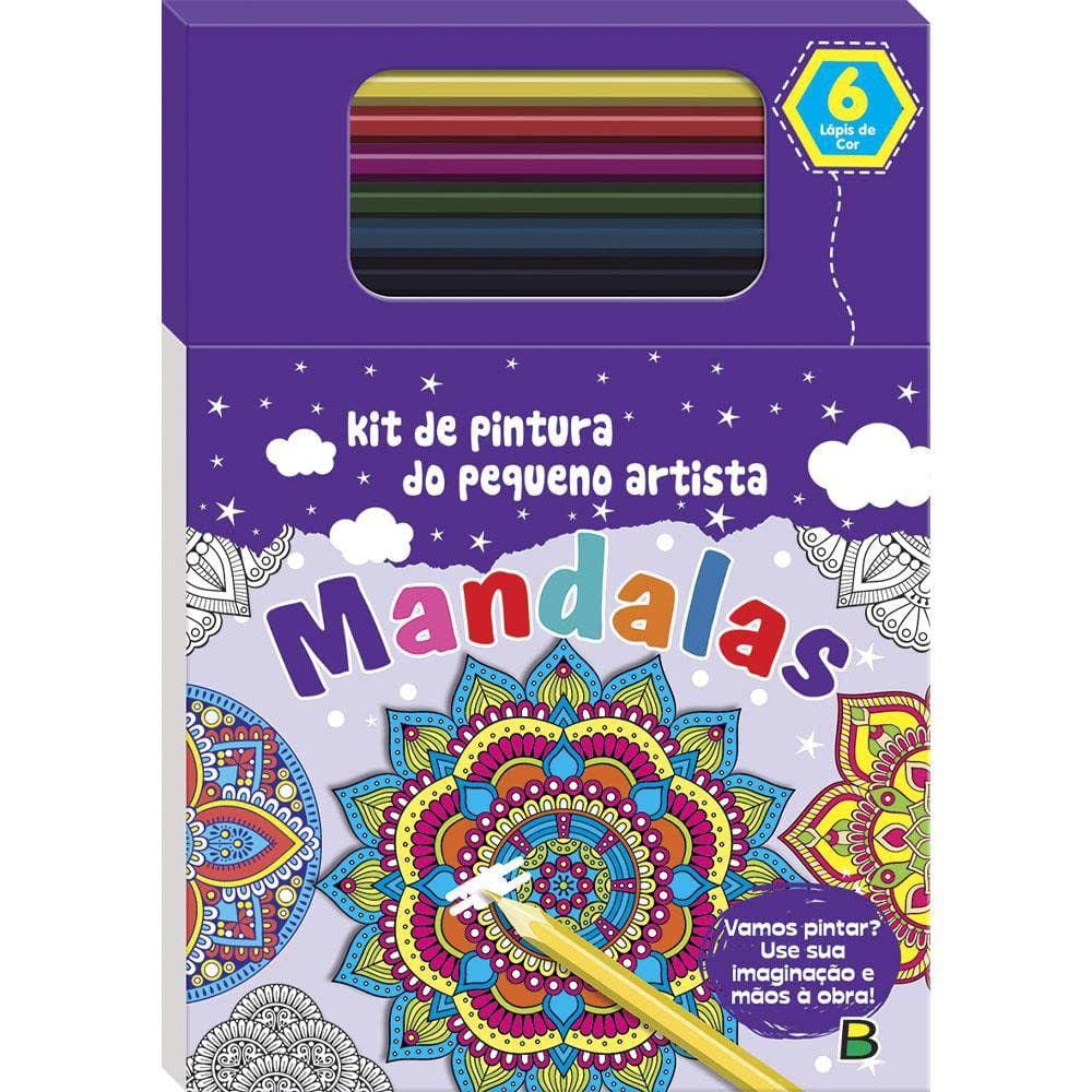 Kit De Pintura Do Pequeno Artista - Mandalas