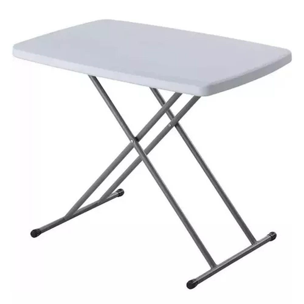 Mesa Multiuso Dobrável - 2 Alturas - Branca - Kilmber