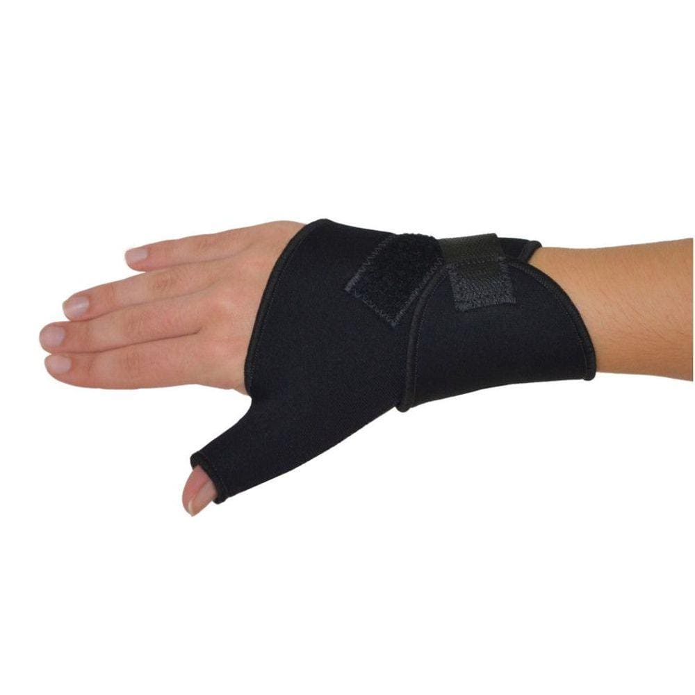 Munhequeira De Pulso Academia Esporte Com Polegar Preto Artipé