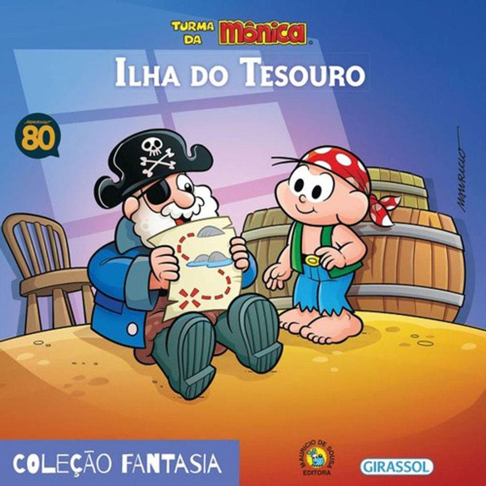 Coleçao Fantasia - Turma Da Monica - Ilha Do Tesouro