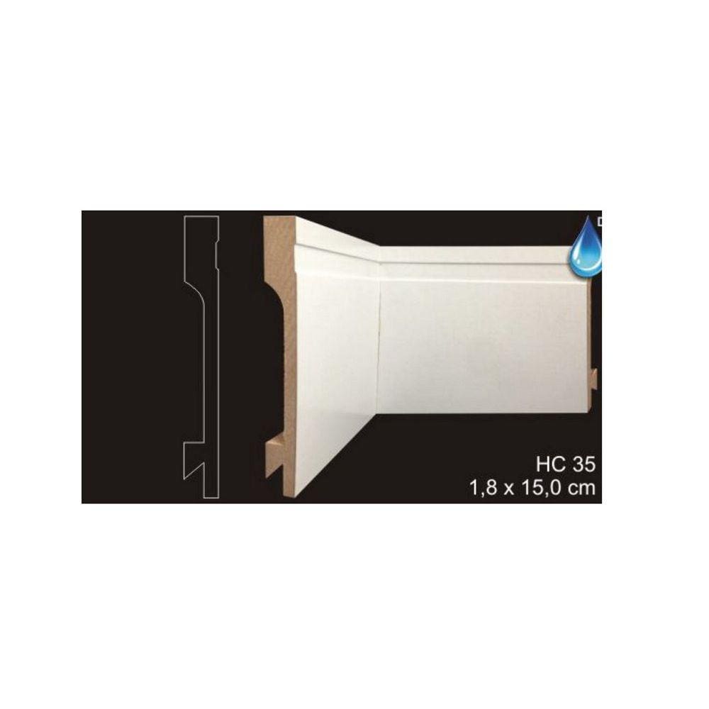 RODAPÉ CAVIMAD VERSÁTIL RECOBERTO 18 x 150 - HC35 12 BARRAS