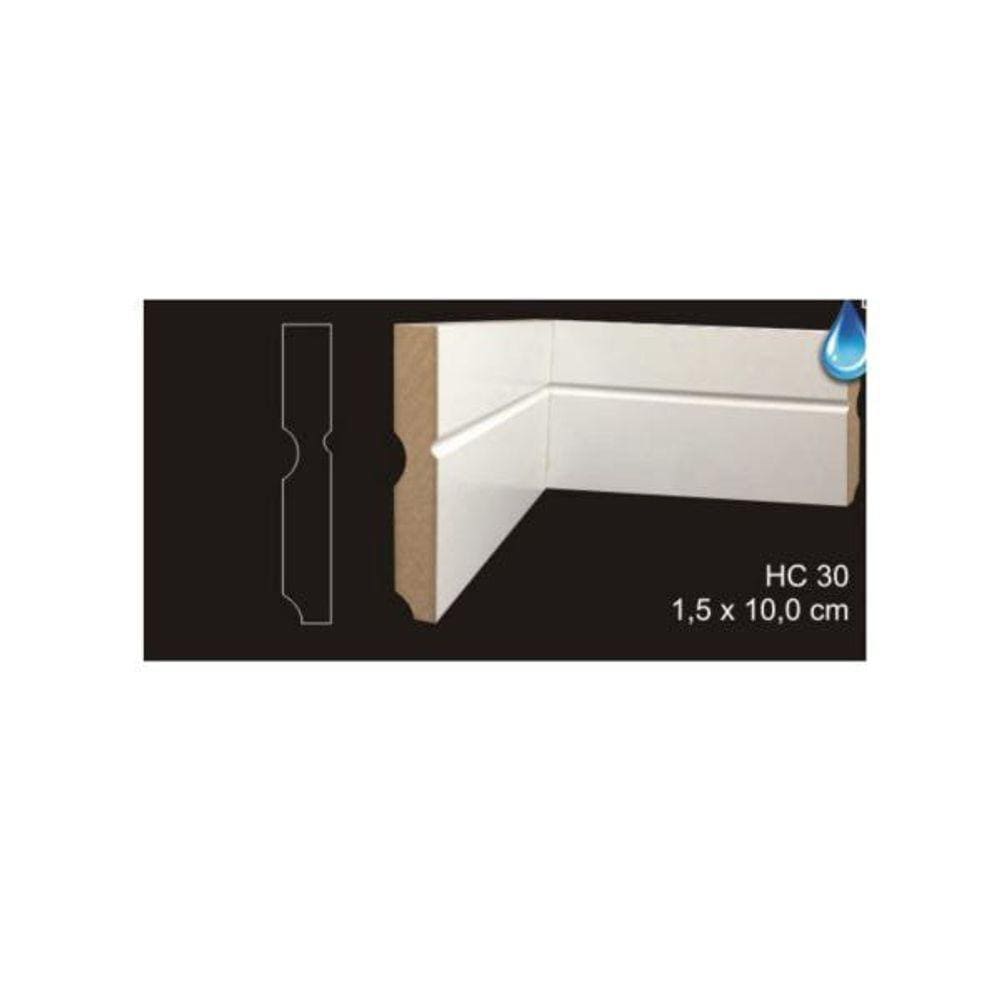 Rodapé Cavimad Com Passa Fio 15 X 100 - Hc30 15 Barras