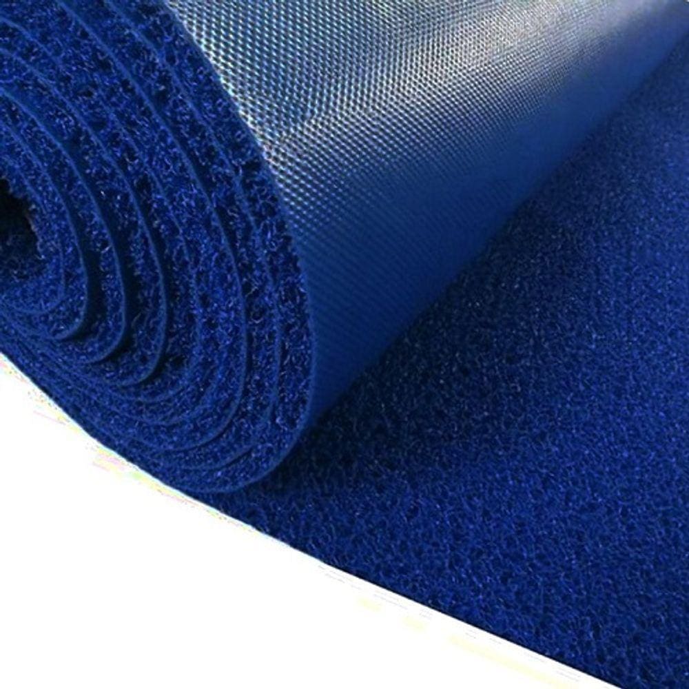 Capacho De Vinil Azul Escuro Boldor 1,22X9m
