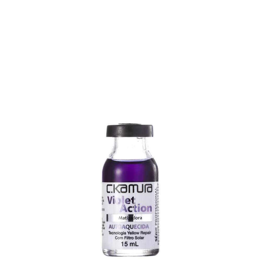 C.Kamura Violet Action Matizadora - Ampola de Trat. 15ml BLZ