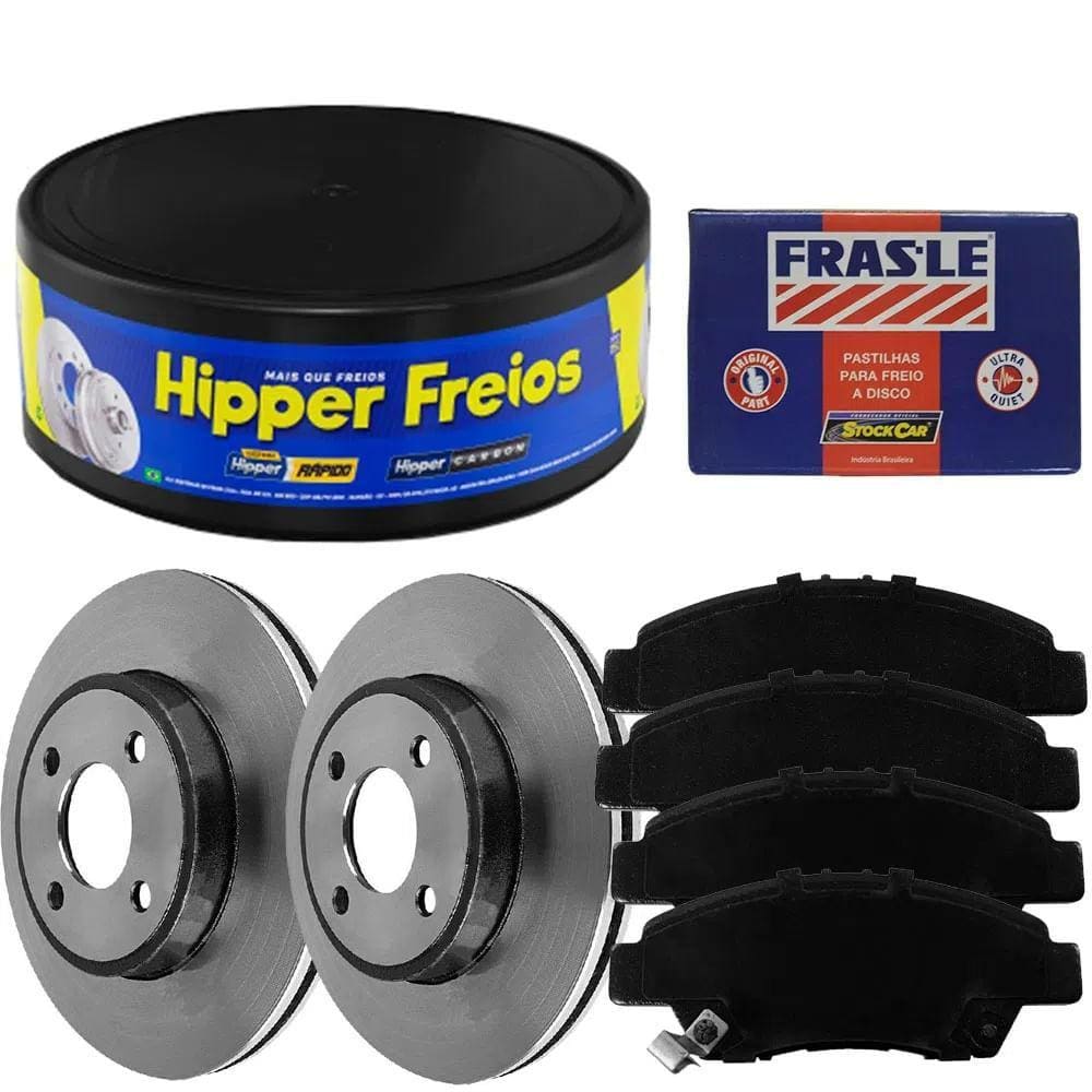 Kit Pastilha Disco Dianteiro Ventilado WR-V 1.5 2017 a 2021