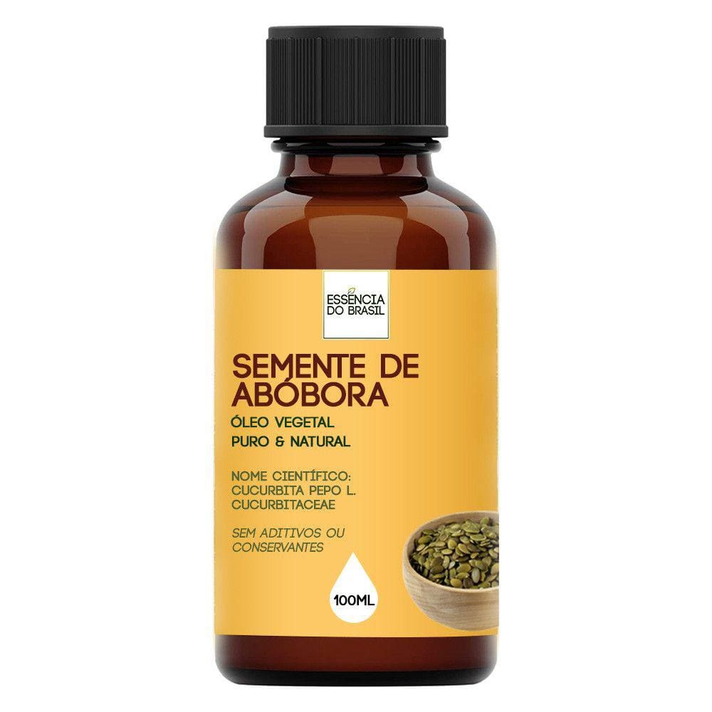 Óleo Vegetal de Semente de Abóbora - 100ml Puro e Natural