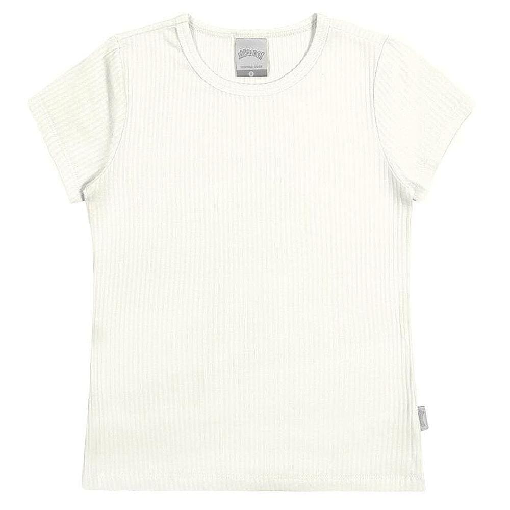 Blusa Manga Curta Malha Canelada Alakazoo Ref: 00139 04/10