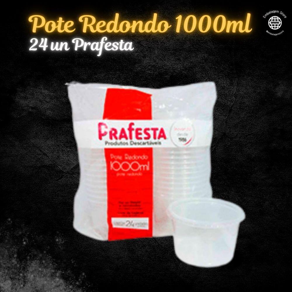 Kit Marmita Fit Fitness 24und Com Tampa 1000ml Prafesta 8321