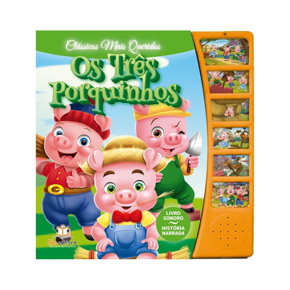 Livro Musical - Clássicos Mais Queridos - Os Três Porquinhos