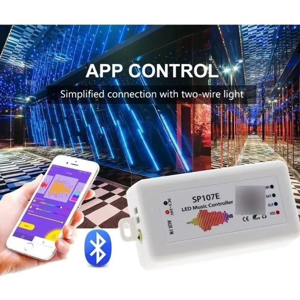 Central Vu Sp107e Bluetooth P Fita Led Ws2811 Ws2812 Ws2812b