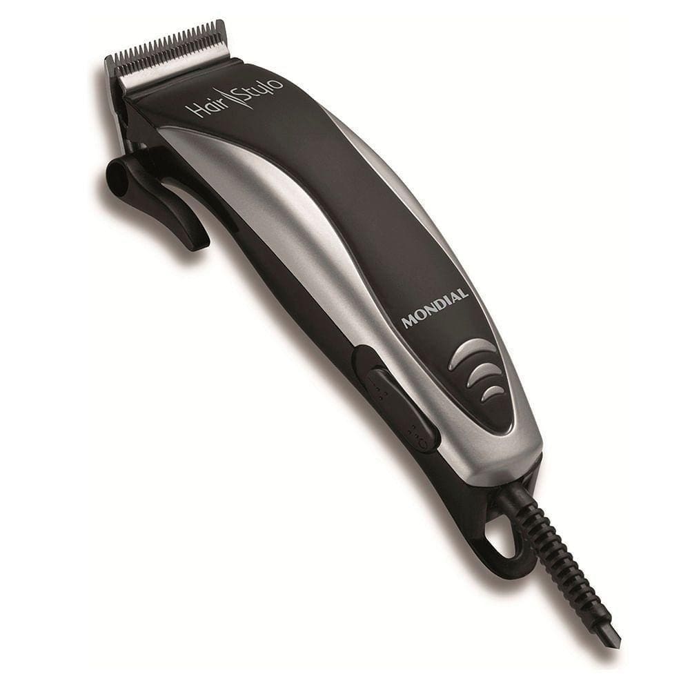 Cortador De Cabelos Mondial Hair Stylo Cr-02 -220v-preto/prata